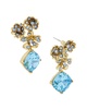 14k flower earrings