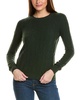 cable crewneck cashmere sweater