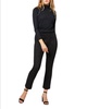 faye cropped pant in black