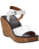 Clergerie Effy Leather Platform Sandal