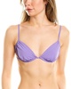 ruched underwire bikini top