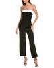 strapless cuff jumpsuit