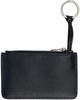 Navy Zipped Keychain Wallet