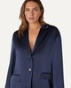 Gigi Silk Jacket - Navy