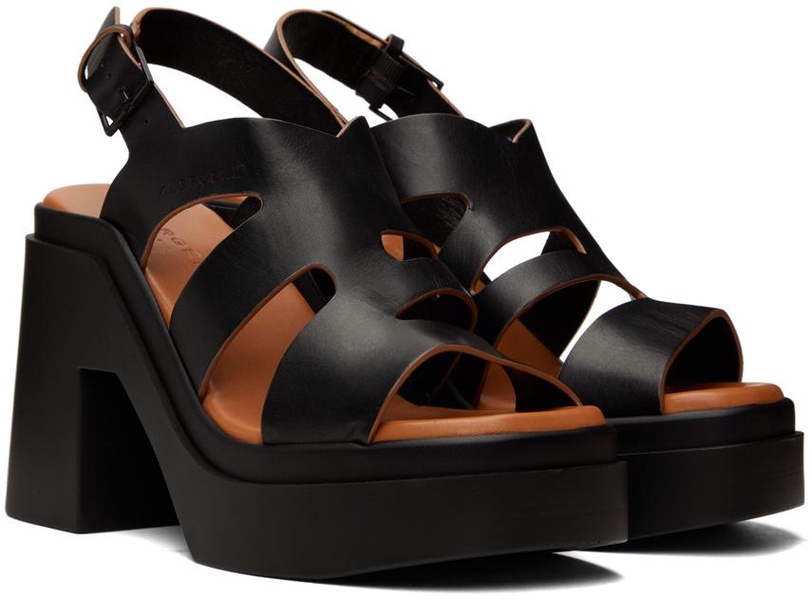 Black Nateo Heeled Sandals