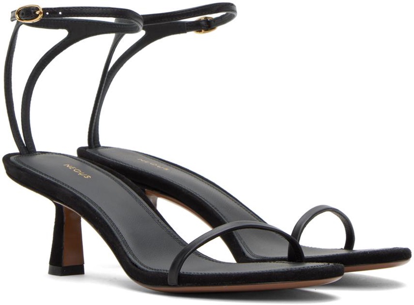 Black Tanev Heeled Sandals