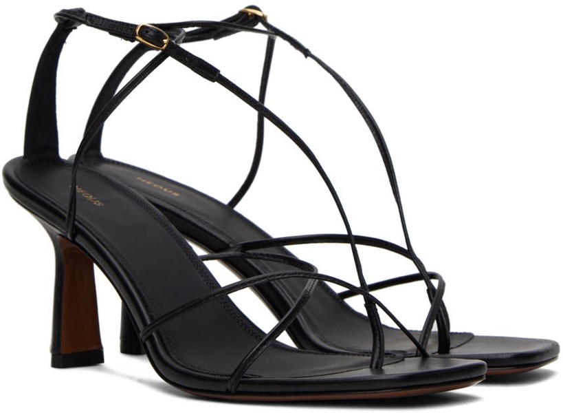 Black Alphard Heeled Sandals