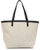 Canvas travel tote bag