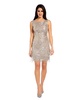 Adrianna Papell Women's Beaded Short Dress