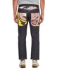 Junya Watanabe MAN Graphic Printed Straight Leg Jeans