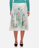 trompe l'oeil print A-line skirt