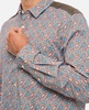 Junya Watanabe MAN Paisley Printed Curved Hem Shirt