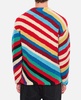 Bottega Veneta Men Loopy Knit Striped Sweater