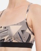 Memphis Bralette With Futuristic Print