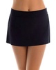 tennis swim skirt in black