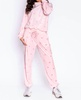 "barbie" fashions luxe velour lounge set in pink mist