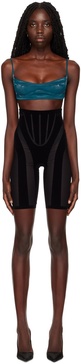 Black Mugler Edition Shaping Shorts