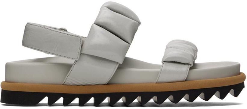 Off-White Padded Leather Sandals