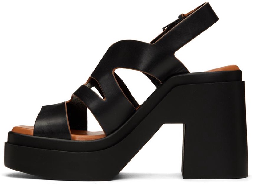 Black Nateo Heeled Sandals