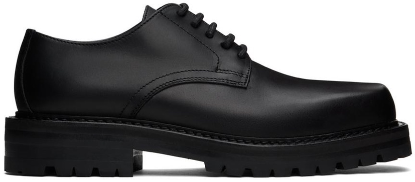 Black Leather Derbys