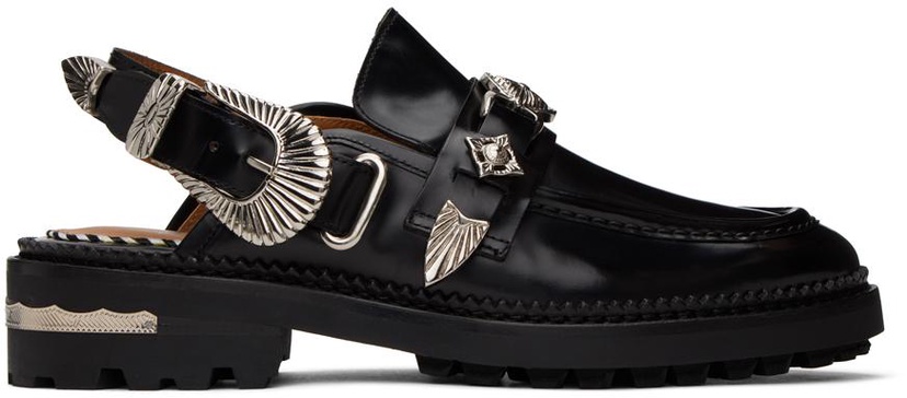 Black Polished Loafers