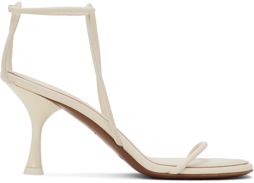 White Nenque Heeled Sandals