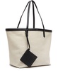 Canvas travel tote bag