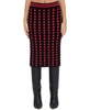 Marco Bologna Pattern Knit Midi Skirt