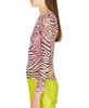 Collina Strada Cardio Animal Printed Mock Neck Top