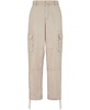 FENDI Men's Cotton Logo Cargo Pants - Adjustable Ankles, Nude & Neutrals