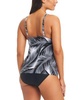 Women's Giving Attitude Tropical-Print Tankini Top & High Waist Bottoms