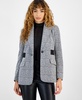 Women's Tweed Peak-Collar Blazer, Created for Macy's 