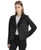 Andrew Marc Sport Women's Draped Faux-Suede Moto Jacket