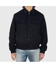 Men's Blake Microsuede Bomber Jacket Slim Fit Casual Softshell Coat