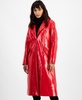 Women's Patent Snap-Front Trench Coat, Created for Macy's 