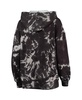 Women's Threads Black Brooklyn Nets Burble Tie-Dye Tri-Blend Pullover Hoodie