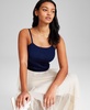 Women's Scoop-Neck Pointelle Tank Top, Exclusively at Macy's 