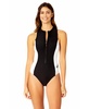 Women's Zip Front One Piece Swimsuit