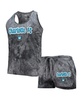 Women's Charcoal Charlotte FC Billboard Tank Top Shorts Sleep Set