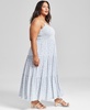 Plus Size Smocked Maxi Dress, Created for Macy's 