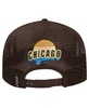 Men's Cream/Brown Chicago Bulls Glint Sunset Snapback Hat