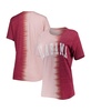 Women's Crimson Alabama Crimson Tide Find Your Groove Split-Dye T-shirt