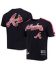 Men's Navy, Red Atlanta Braves Taping T-shirt