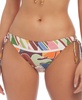 Women's Side-Tie Tropical-Print Hipster Bikini Bottoms