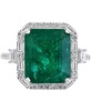 EFFY® Emerald (5-1/2 ct. t.w.) & Diamond (1/2 ct. t.w.) Statement Ring in 14k Gold or 14k White Gold