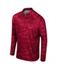 Men's Cardinal Arkansas Razorbacks Carson Raglan Quarter-Zip Jacket