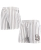 Men's White San Diego Padres Vigor Pinstripe Boxer Shorts