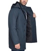 Men's Rain Coat with Removable Hood 