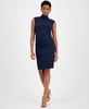 MICHAEL Women's Funnel-Neck Dress