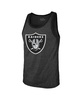 Men's Threads Davante Adams Black Las Vegas Raiders Player Name and Number Tri-Blend Tank Top